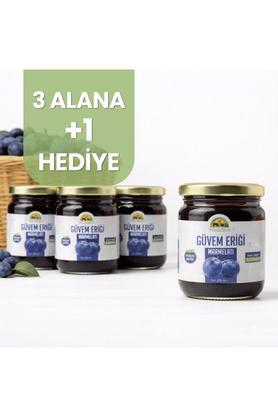 Taze Dükkan 3 Adet Güvem Eriği Marmelatı alana 1 Adet Hediye