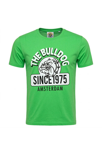 SAFECARE Το μπλουζάκι The Bulldog Amsterdam Original με πράσινο λογότυπο, Μέγ...