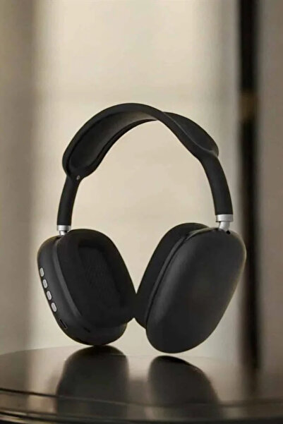 Kanonik Education سماعة رأس P9 Plus سوداء اللون متصلة بتقنية البلوتوث فوق الأ...