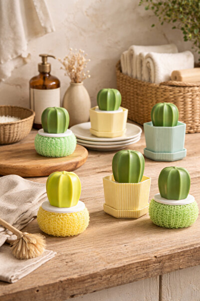 Anadolu Saray Perie practică pentru spălarea vaselor și curățarea chiuvetei, ...