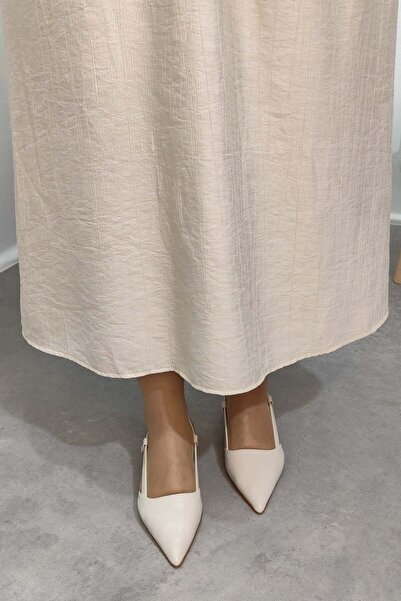 Modezya فانيسا بيج ماتي بإبزيم خلفي وطرف مدبب حذاء بكعب