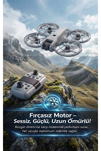 yollayenilensin Drone Güçlü Kamera Engel Kaçınma 360° Akrobasi Fırçasız Motor...