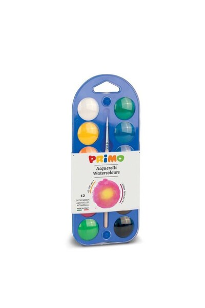 Primo PRİMO SULU BOYA 12 RENK 25 MM