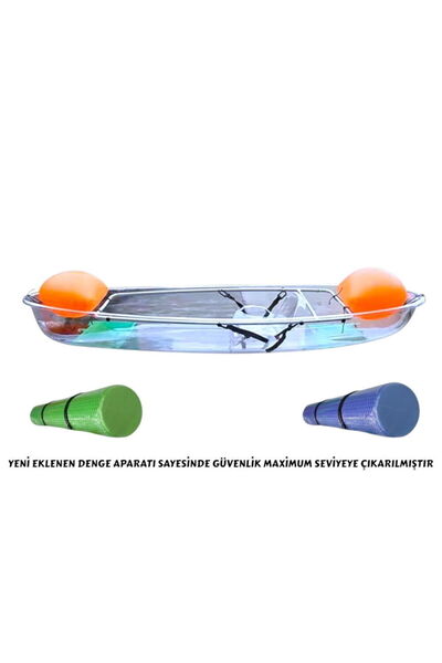 SEA HORSE Şeffaf Kano Tek Kişilik
