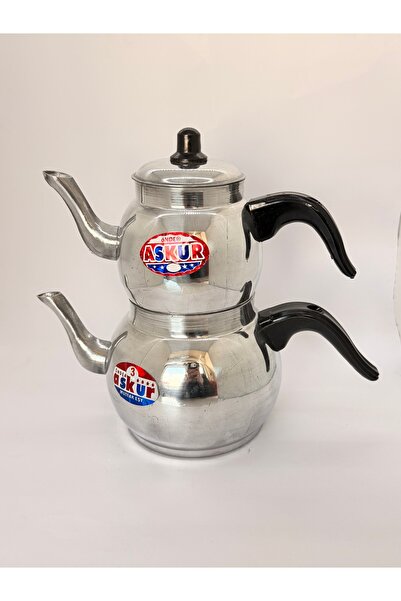 RUKEN Modern Tasarım | Yuvarlak Hatlı Küre Model Alüminyum Çaydanlık Takımı |...