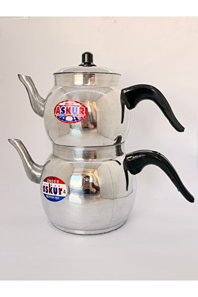 RUKEN Modern Tasarım | Yuvarlak Hatlı Küre Model Alüminyum Çaydanlık Takımı |...