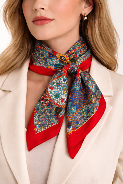 Rupen Kraft 45Χ50 εκ. Σατέν Μπαντάνα Σατέν Κασκόλ Σατέν Αξεσουάρ Τσάντας Ειδι...