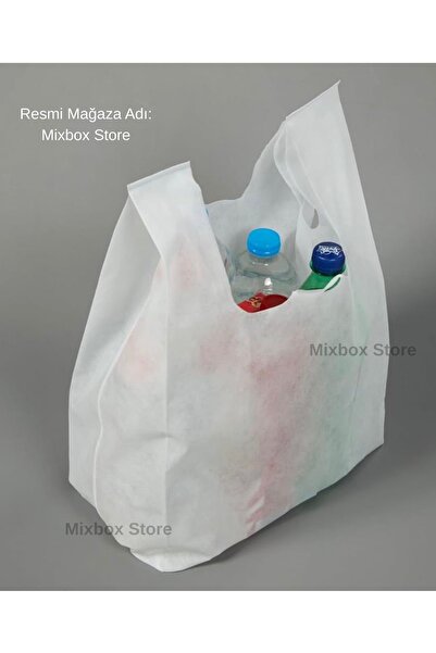 Mix Market poşeti beyaz-1 Adet