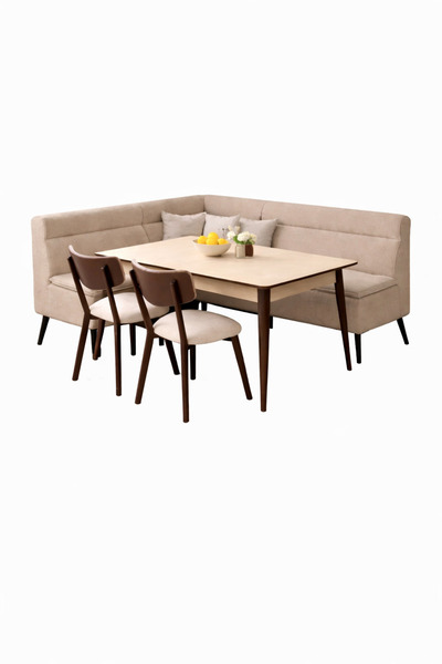 Alwaysstar İnci Krem Mutfak Köşe Takımı