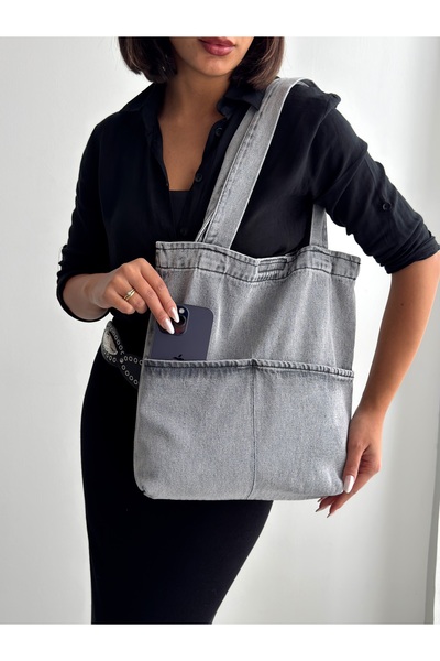 PASSTELL Women's Shoulder Strap Denim/Jean Bag