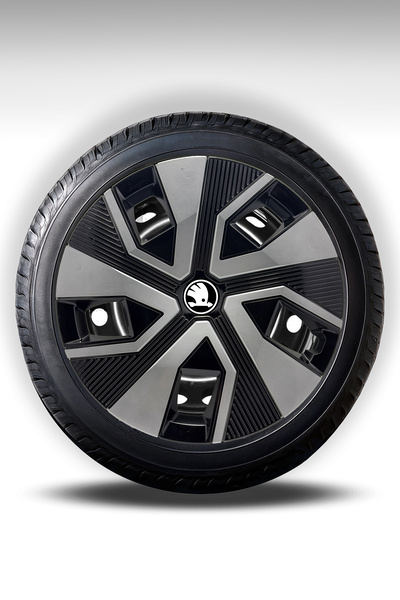 FRWY Skoda Araçlar İçin Universal 15" inç 4 Adet 1 Takım Jant Kapağı (Fabia O...
