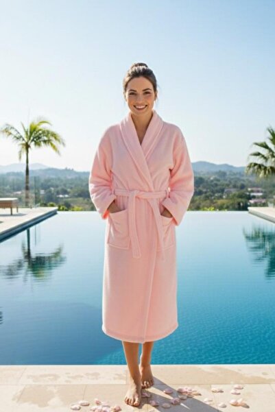 embays collection Halat de baie ondulat, halat de baie cu guler șal, halat de...