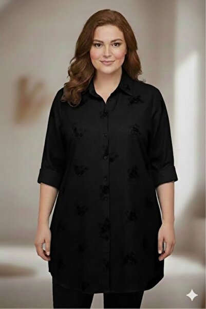 elma abone ΓΥΝΑΙΚΕΙΟ ΛΙΝΟ ΠΟΥΚΑΜΙΣΟ ΤΥΠΟΥ ΤΟΥΝΙΚ ΜΕ ΣΧΕΔΙΑΣΜΟ, ΜΕΓΑΛΟ ΜΕΓΕΘΟΣ