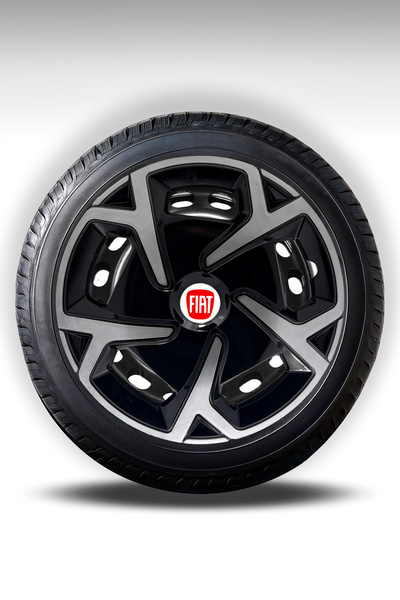 FRWY Fiat Araçlar İçin Universal 15" inç 4 Adet 1 Takım Jant Kapağı ( Egea Li...