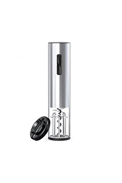 divendi-ro Electric corkscrew and cutter set with USB charger, silver