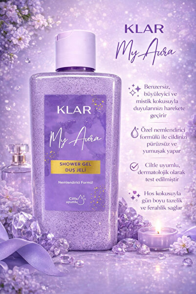 Klar My Aura Shower Gel Nemlendirici Formül 500 ml
