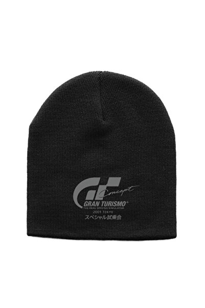 Tshirthane Gran Turismo Concept Siyah Örme Bere