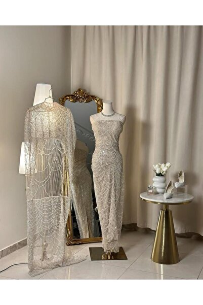 vanus fashion فستان سهرة طويل 5207
