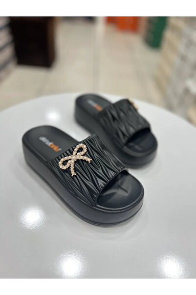 Akınal Bella شباشب نسائية يومية مرصعة بالأحجار