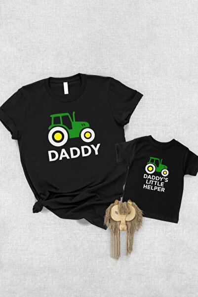 Tshirthane Daddy Little Helper for Father Son Girl - Single Product Price, Ad...