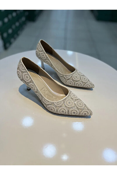 Alphus Pantofi cu toc pentru femei Serrace Pearl Chic