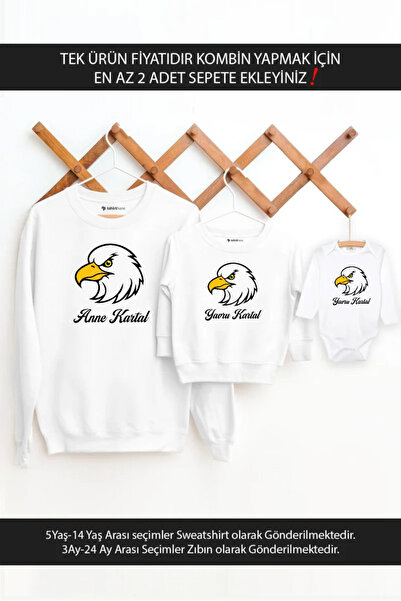 Tshirthane Anne Yavru Kartal Anne Oğul Kız(TEK ÜRÜN FİYATIDIR KOMBİN YAPMAK İ...