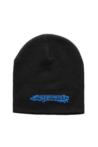 Tshirthane Need For Speed Most Wanted Чорна в'язана шапка