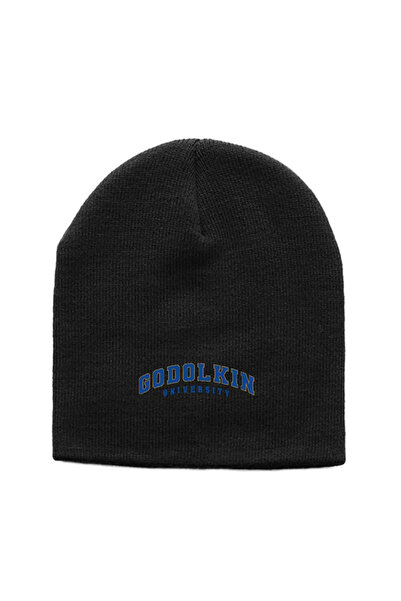 Tshirthane Університет Ген В. Годолькіна Лист Чорна в'язана шапка