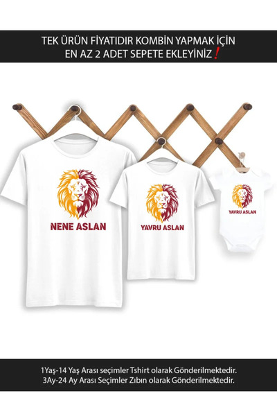 Tshirthane Leon Nene Yavru Aslan Nene Torun TEK ÜRÜN FİYATIDIR KOMBİN YAPMAK ...