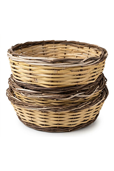 GÜVEN Yumurta Sepeti Bakkal Reyon Hasır Sepet Orta Boy