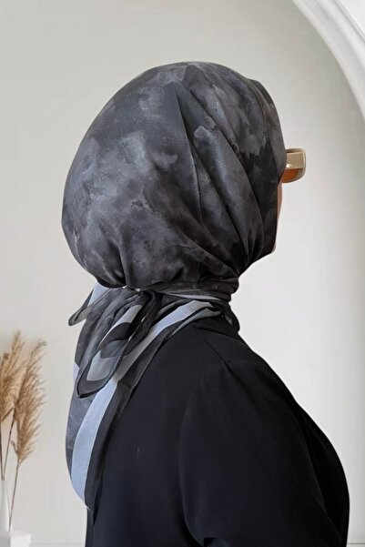 ESSLERA Bulut Desen Soft Eşarp Yumuşak Kayma Yapmaz