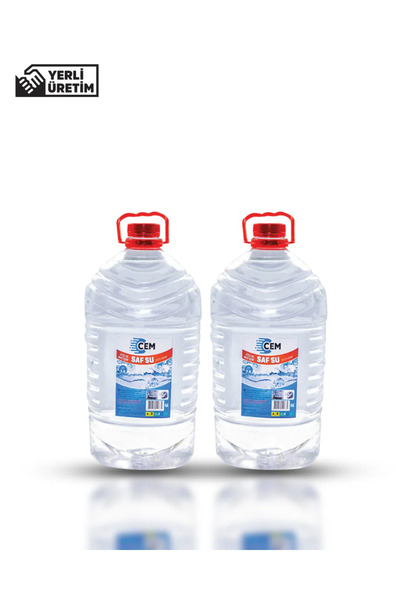 Cem Car Care Saf Su Ütü Ve Akü Suyu 5 Lt 2'li Avantaj Paket