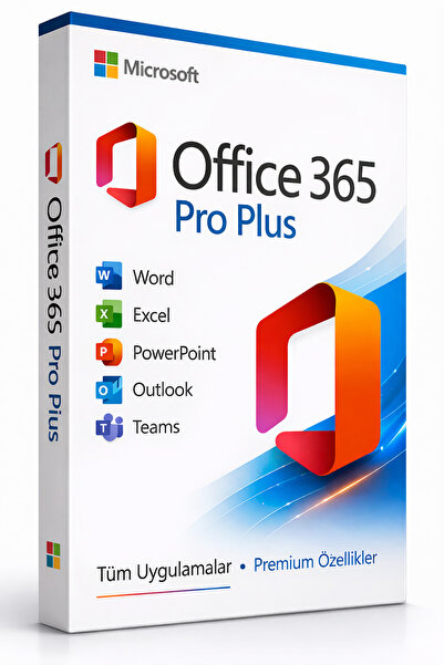 MICROSOFT Office 365 Pro Plus Dijital Hesap Üyeliği 2026 - 5 Cihaz - Windows,...