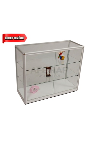 TERZİ DÜKKANI Alüminyum Iskelet Camlı Banko -40*100*h85