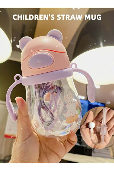Arabest Baby Sippy Cup with Straw and Double Handles, 250ml, BPA-Free, Non-Sp...