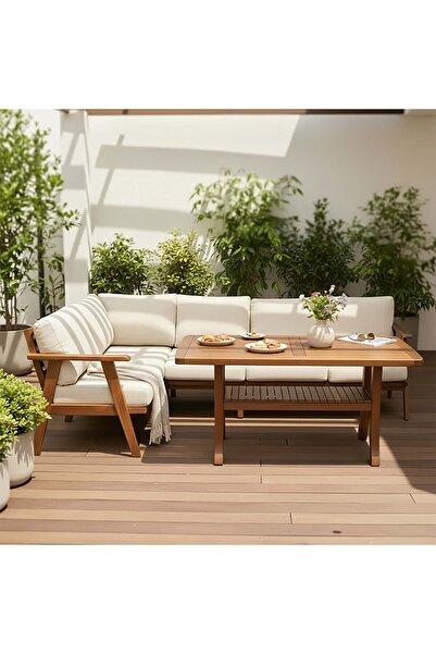 babilconcept Mola Köşe Balkon Bahçe Oturma Grubu