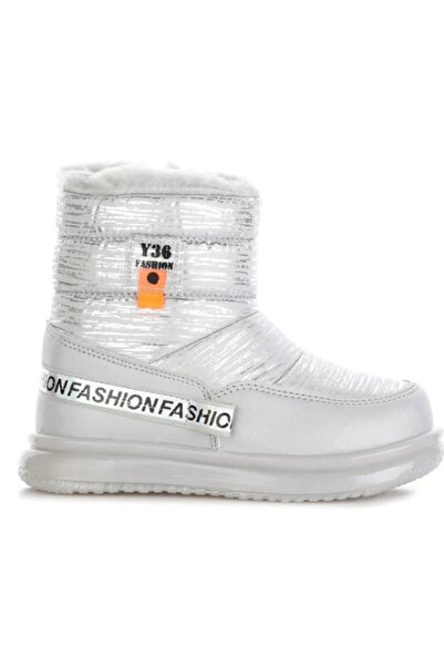 Twingo 9080 Silver Girls' Fur-Lined Boots