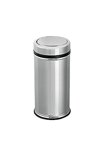 DAYCO Döner Kapaklı 430 Kalite Krom Çöp Kovası 8 L 22*32,5 cm