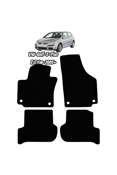 LACASA AUTOmotive VW Golf 5 Plus (2004-2009) Uyumlu Renkli Biye-Silikon Topuk...