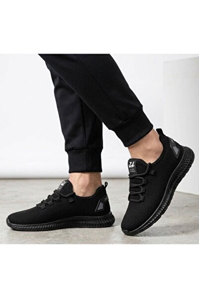 KANTEX Sneaker Μαύρα αθλητικά παπούτσια Άνετα Αναπνεύσιμα Ευέλικτα Ποιοτικά Κ...