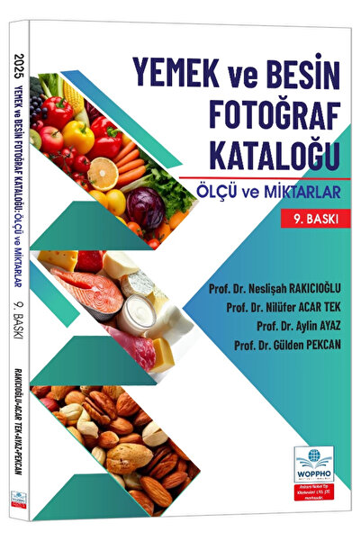 Ankara Nobel Tıp Kitapevleri Yemek ve Besin Fotoğraf Kataloğu Ölçü ve Miktarlar