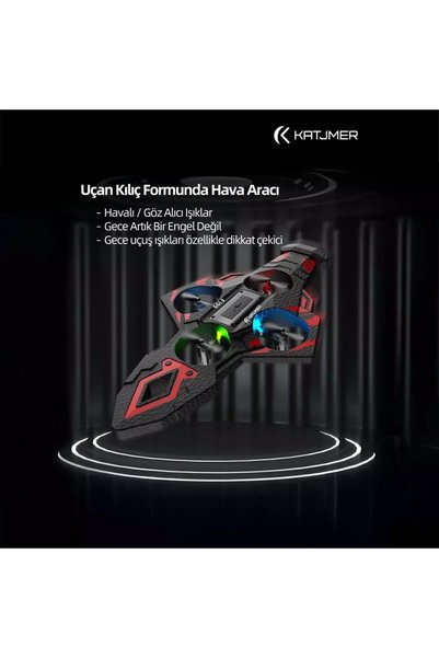 Genel Markalar UZAKTAN KUMANDALI UÇAK drone f199 360 derece takla atabilen çift batarya