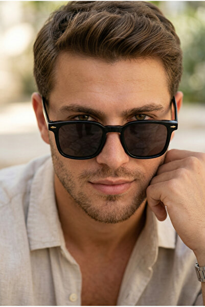 MONAL Frank Black Sunglasses Black Organic Glass