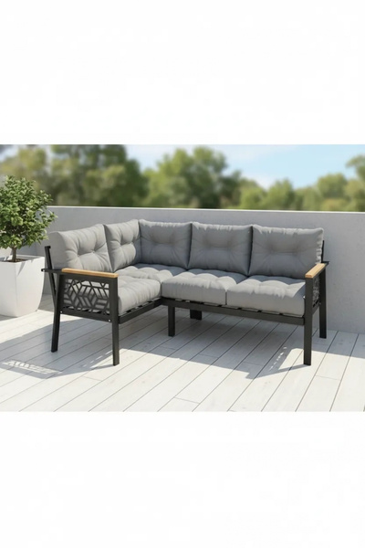 adımshops Miami melisa 2+2 Köşe Yön değiştirilebilir Koltuk Takımı Balkon-bah...