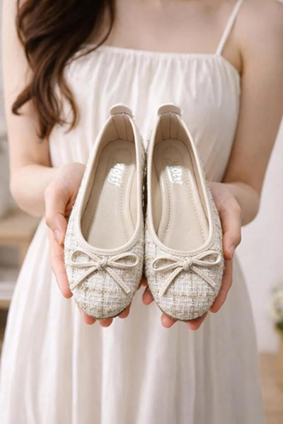 modastilin حذاء ماري جين من قماش التويد ذو مشبك أنيق ونعل طبي للاستخدام اليومي