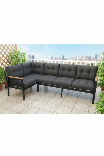 adımshops Miami melisa 3+2 Köşe Yön değiştirilebilir Koltuk Takımı Balkon-bah...