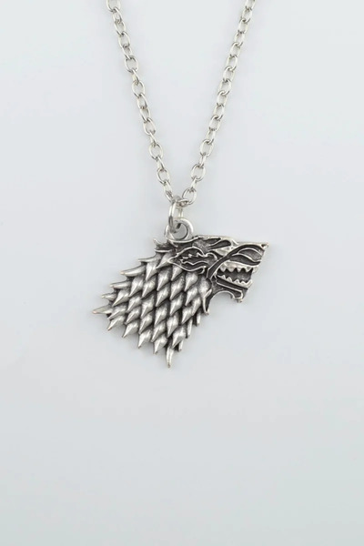 ıdr Game Of Thrones Kurt Gümüş Kaplama Düz Zincir Kolye