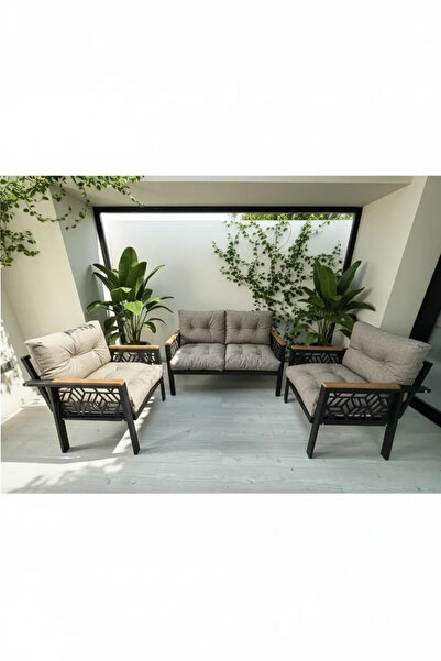 adımshops MİAMİ 2+1+1 MELİSA Balkon-bahçe-kafe Çay Seti Koltuk Oturma Takımı-...