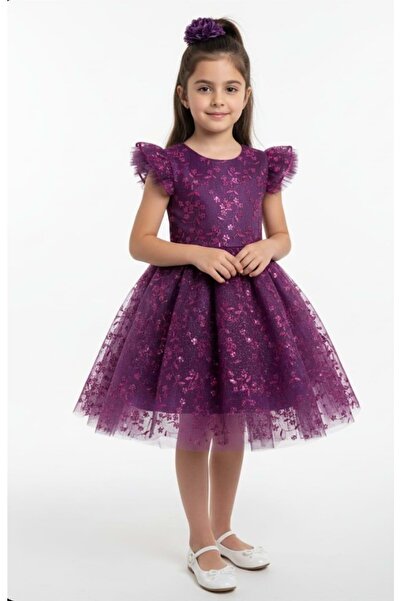 Mnk Baby&Kids Rochie de seara pentru fete Narince M00778 MÜRDÜM