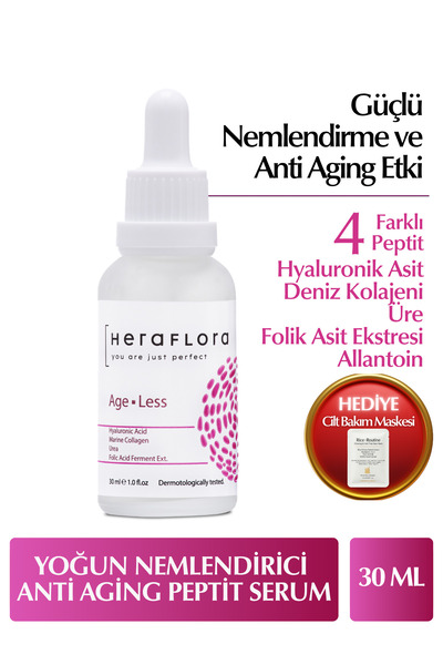 Heraflora Ageless Yaşlanma & Kırışıklık Karşıtı Cilt Serumu 30 ml Hyalüronik ...